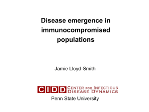 Disease Emergence in Immunocompromised Populations