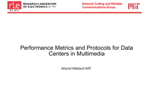 Performance Metrics and Protocols for Data Centers in Multimedia