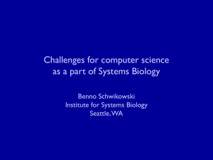 Challenges for computer science and math as a part of Systems Biology