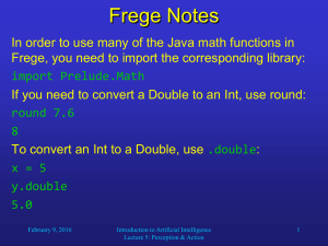 Frege Notes