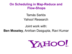 On Scheduling in Map-Reduce and Flow-Shops