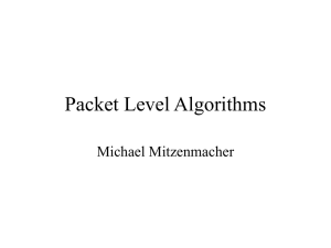 Packet Level Algorithms