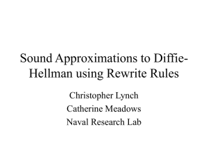 Sound Approximations to Diffie-Hellman Using Rewrite Rules