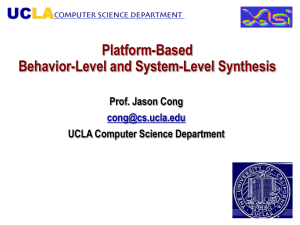 Platform-Based Behavior-Level and System-Level Synthesis