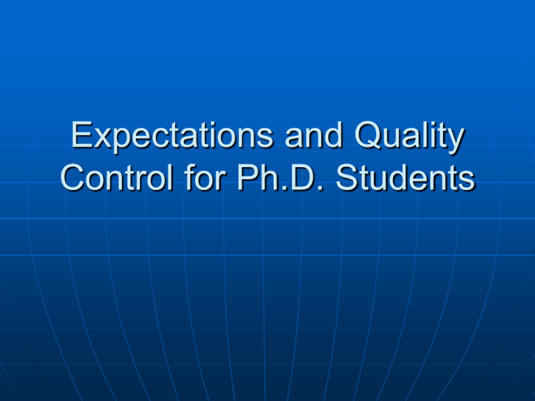 quality expectations case study