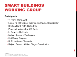 Smart Buildings Working Group