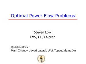 Optimal Power Flow Problems