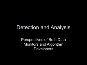 Detection and Analysis