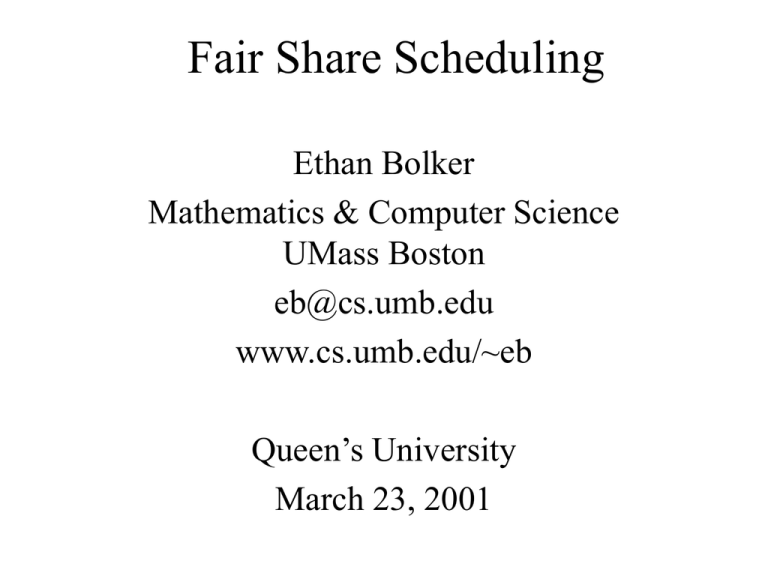 fair-share-scheduling