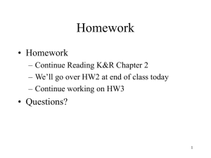 Homework • Homework