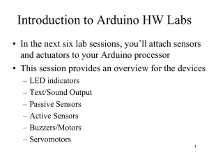 Introduction to Arduino HW Labs