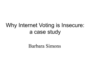 Why Internet Voting is Insecure: a Case Study