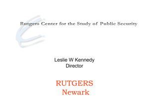 Research and Policy Development at the Rutgers