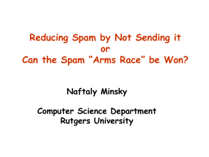Reducing Spam by Not Sending it