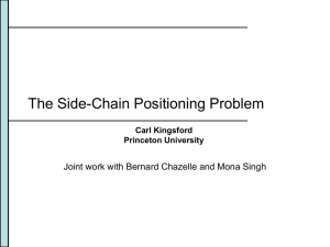 The Protein Side-Chain Positioning Problem