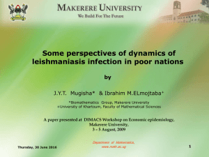 Some perspectives of dynamics of leishmaniasis infection in poor nations