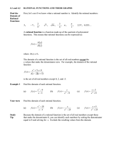 Math 1314 4.1 and 4.2 Rational Functions and Asymptotes.doc