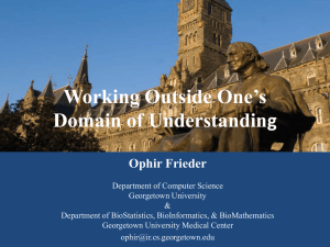 Working Outside One's Domain of Understanding