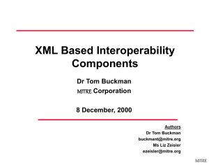 XML Based Interoperability-Components