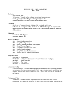 Green-English 1301 Syllabus - Fall 2014.doc