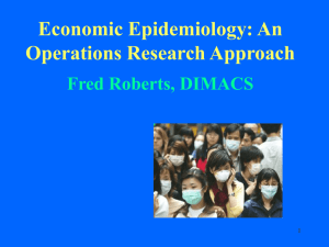 Epidemiology: An Operations Research Approach