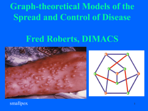 Graph-Theoretical Models of the Spread and Control of Disease