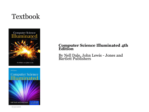 Textbook Computer Science Illuminated 4th Edition