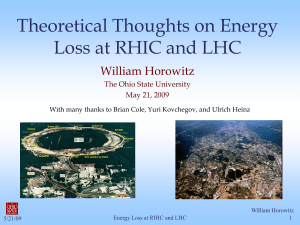 Theoretical Thoughts on Energy Loss at RHIC and LHC