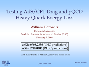 Falsifying AdS/CFT Drag or pQCD Heavy Quark Energy Loss with A+A at RHIC and LHC