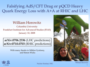 Falsifying AdS/CFT Drag or pQCD Heavy Quark Energy Loss with A+A at RHIC and LHC