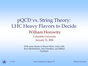 The LHC to Test pQCD vs. AdS/CFT Heavy Quark Energy Loss