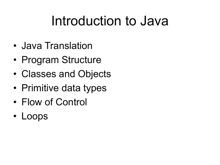 introduction to java essay