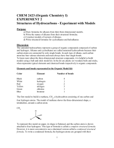 Exp. 2 Molecular Models.doc