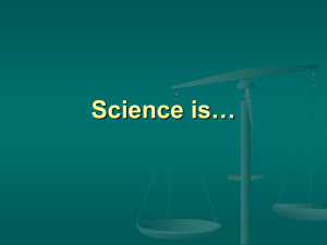 Science Is