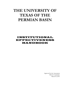 Institutional Effectiveness Handbook