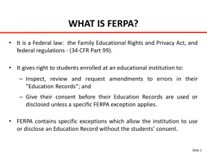 FERPA for Employees