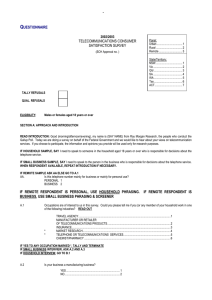 Draft 2003 MAIN Survey Questions (Rev3).doc