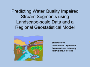 Predicting Water Quality Impaired Stream Segments using Landscape-scale Data and a