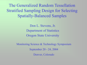 The Generalized Random Tessellation Stratified Sampling Design for Selecting Spatially-Balanced Samples