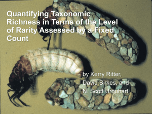 Quantifying Taxonomic Richness in Terms of the Level Count