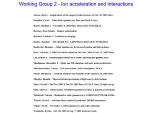 Working Group 2 - Ion acceleration and interactions