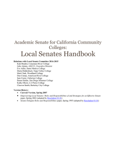 ASCCC Local Senates Handbook