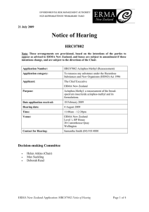 Notice of Hearing (doc)