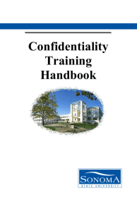 Confidentiality Training Handbook