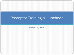 Preceptor Training Luncheon_2016