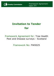 6F OPEN FRAMEWORK ITT - FCS Tree Health Surveys- FINAL
