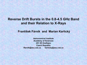 Reverse Drift Bursts in the 0.8-4.5 GHz Band Fra