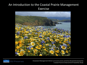 An Introduction to the Coastal Prairie Management Exercise