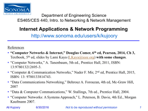Ch3 Applications Network Programing