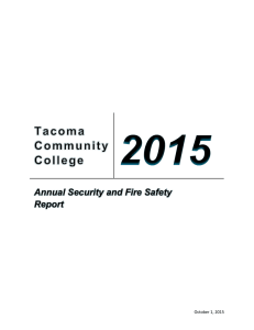 Annual Security and Fire Safety Report.